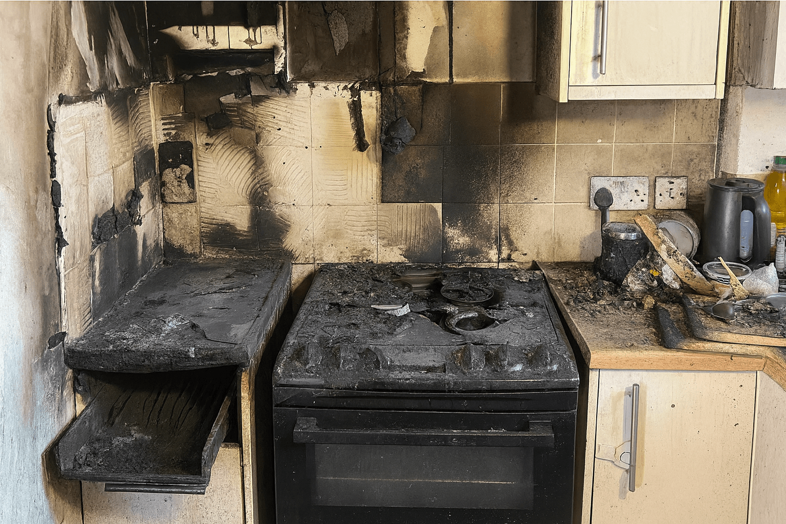 Mechanical, electrical and plumbing replacement after fire